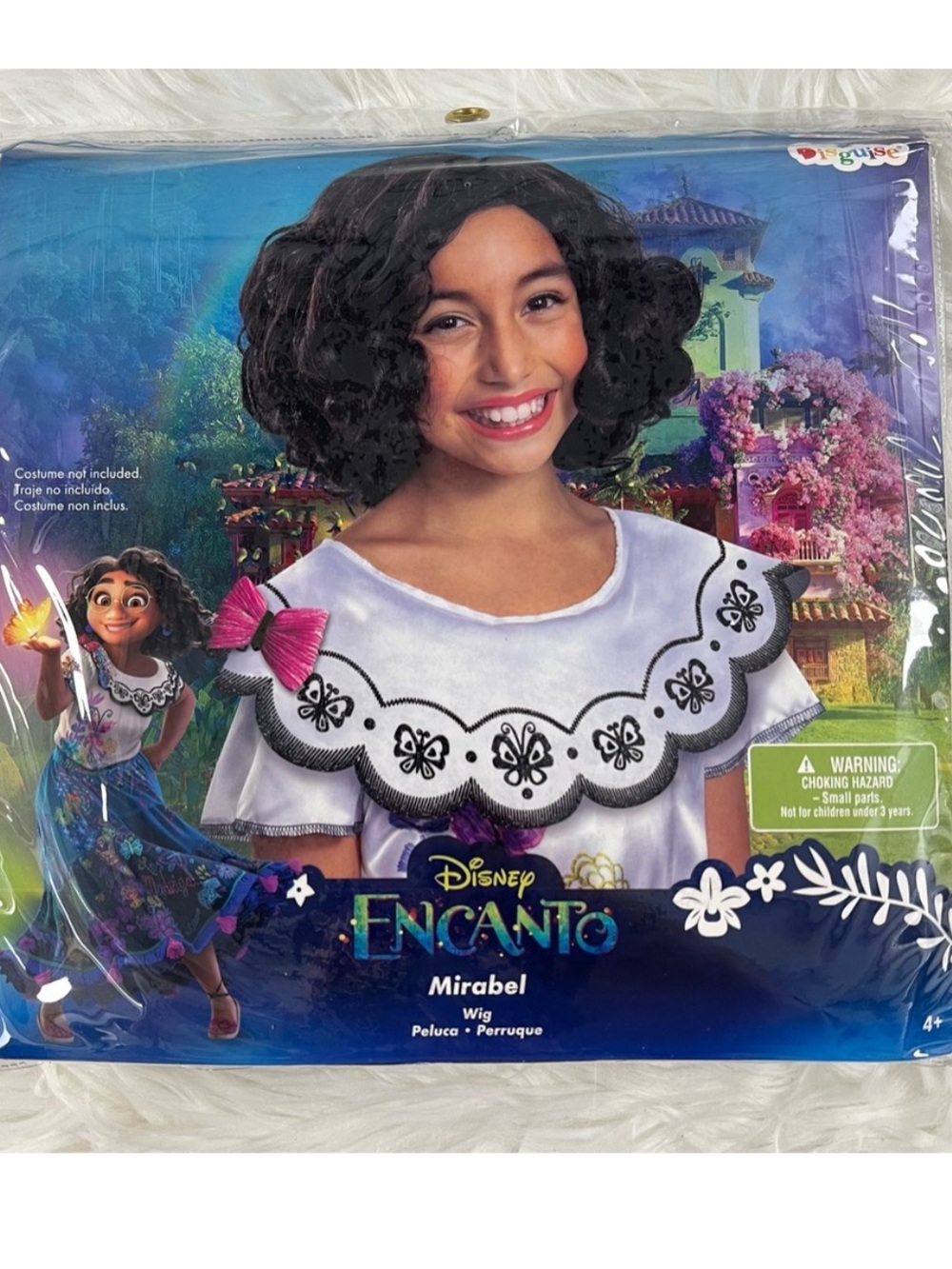 Disney Encanto Mirabel Curly Black Wig NEW Halloween costume dress up play